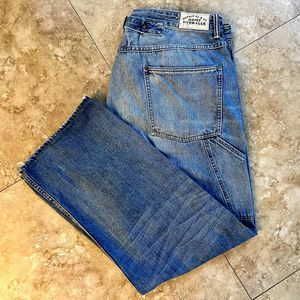 RRL - Ralph Lauren Double RL Men's Blue Buckle-back Jean